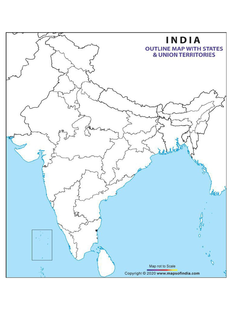 India political map pdf printable