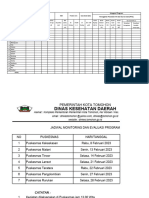 Jadwal Monev Kesmas Promkes