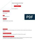 BUIC - Compliance and Entry Requirements