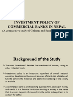 Investment Policy of Commercial Banks in Nepal Powerpoint