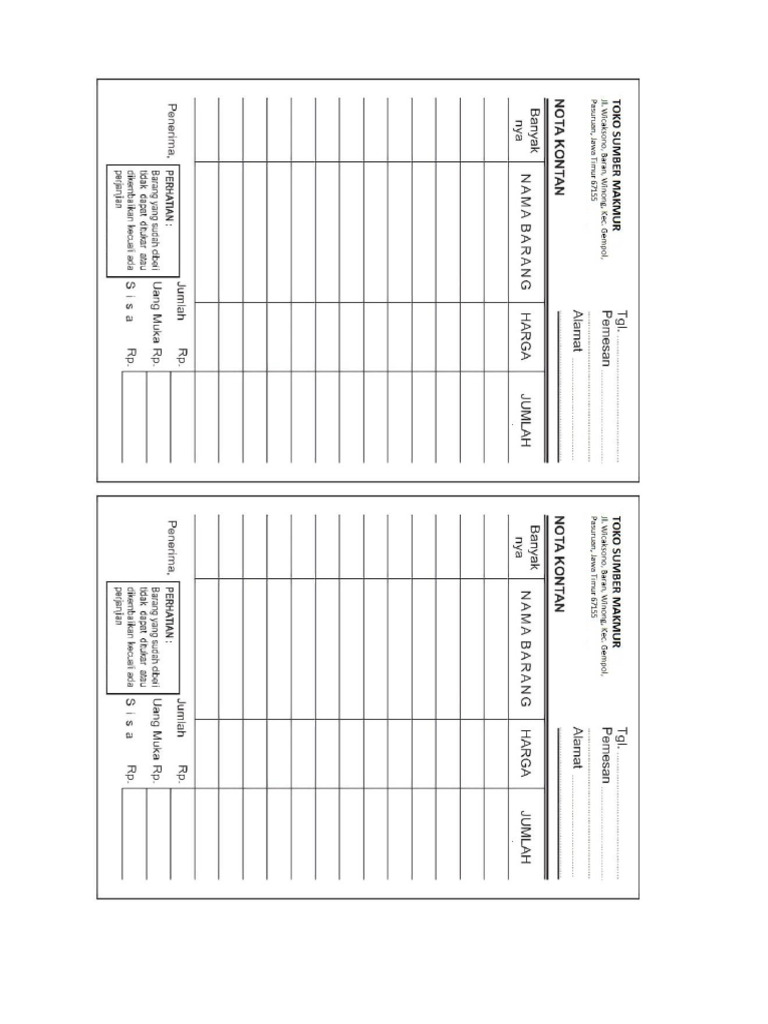 Contoh Invoice | PDF