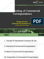 1-1. Basics of Commercial Correspondence (For Distribution)
