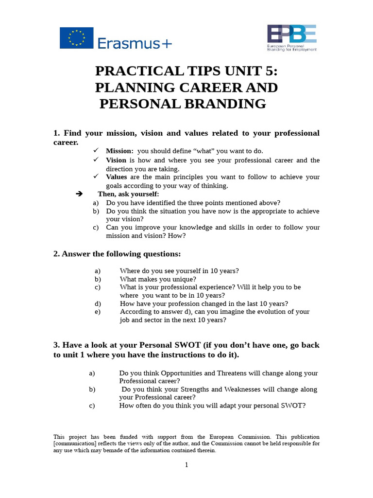 Unit+5 Practical+tips | PDF | Swot Analysis | Information