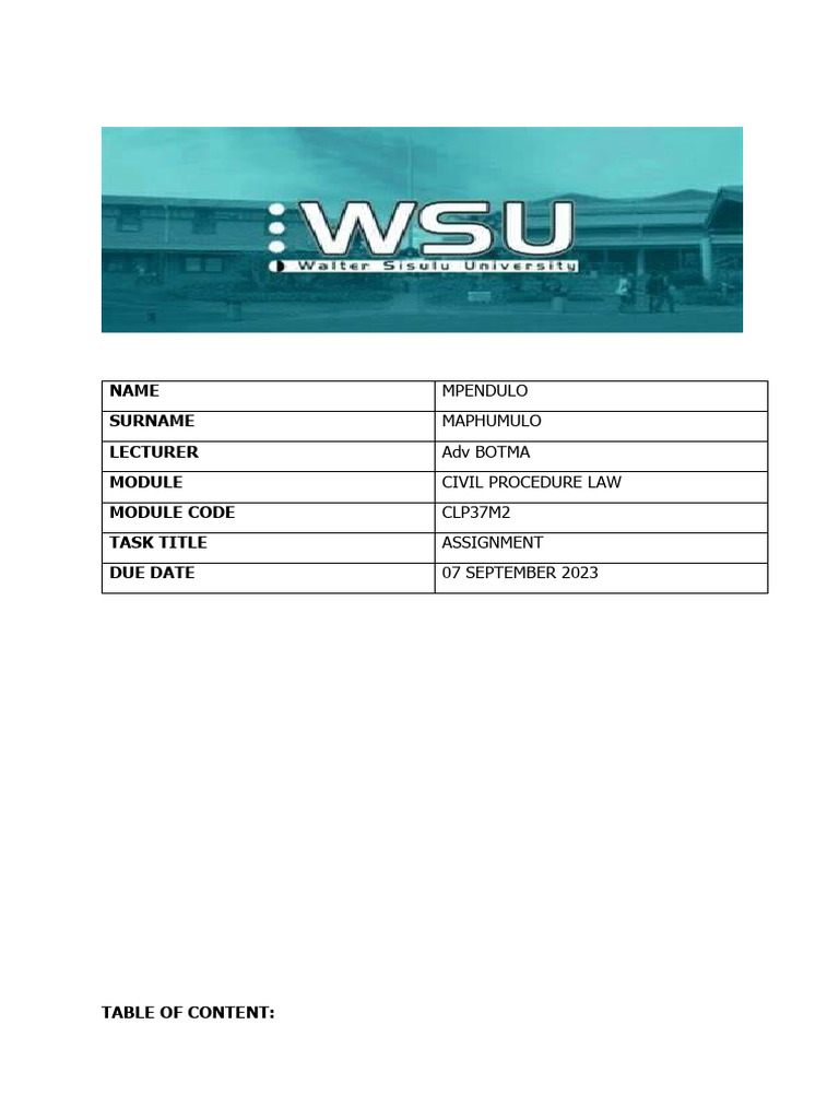 Civil Procedure Law PDF Statute Of Limitations Debt