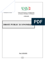 Droit Public Economique