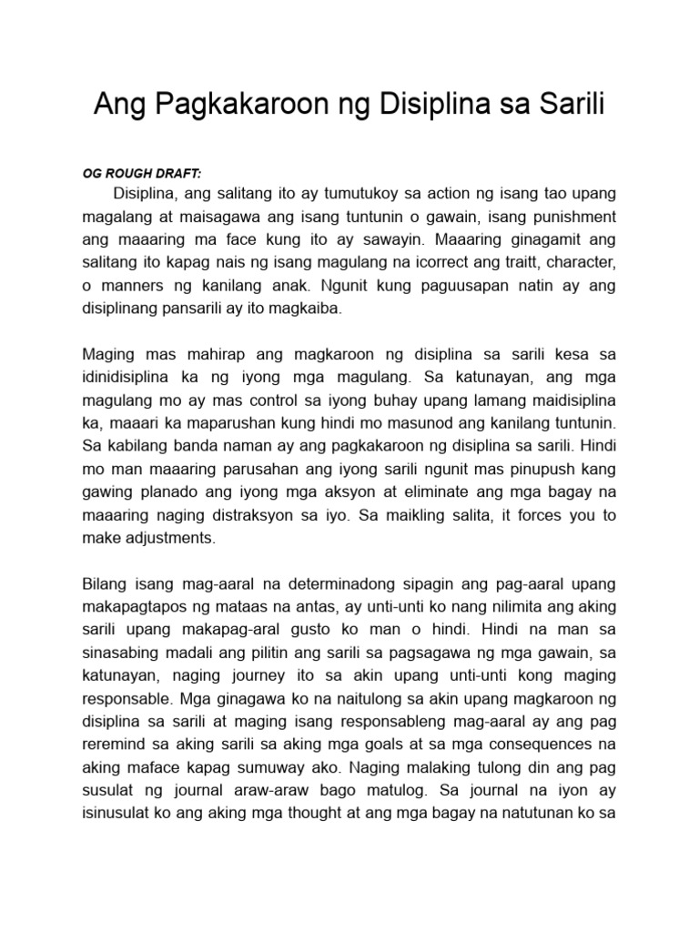 Essay #2 - Filipino | PDF