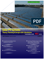 Solar PV Systems - Theory, Planning and Design With Calculations in Accordance With NEC