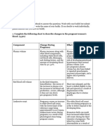 Module 5 Assignment Pregnancy - Maternal Changes