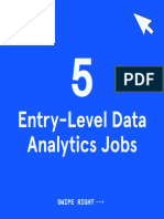 5 Entry-Level Data Analytics Jobs