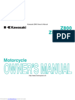 Z800 Owners Manual