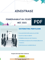 Administrasi Pemberangkatan 2023