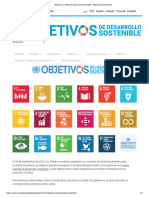 ONU Objetivos y Metas de Desarrollo Sostenible