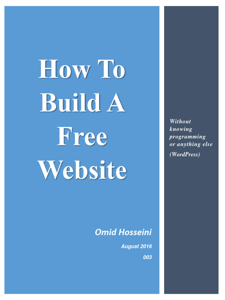 Where To Build A Free Website