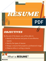 Resume Application For College Admission Group 8