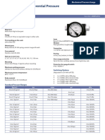 200DPG Differential Pressure Gauge DATSHEET