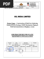 Static Equipment Procedure Hal Oil Fggs - Baghjan Pro Me 012 Rev A With Formats and Risk Assessment Signed 1