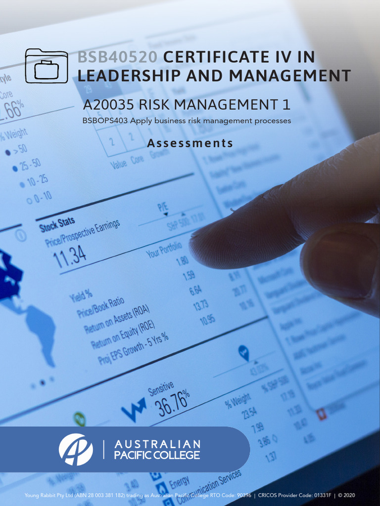 Risk Management Assessments for Leadership IV | PDF | Risk | Risk ...