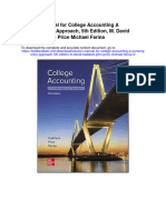 Solution Manual For College Accounting A Contemporary Approach 5th Edition M David Haddock John Price Michael Farina 3
