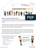 International Women's Day Fact Sheet