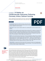 Impact of Statins On Cardiovascular Outcomes Following Coronary Artery Calcium Scoring