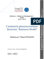 L'industrie Pharmaceutique Nouveau Business Modele