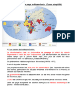 Cours N°2 Décolonisation