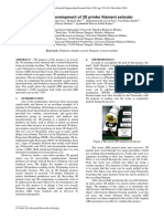 Design and Development of 3D Printer Filament Extruder