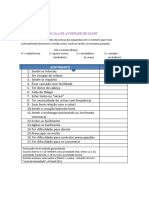 Escala de Ansiedade de Lehay (Recuperação Automática)