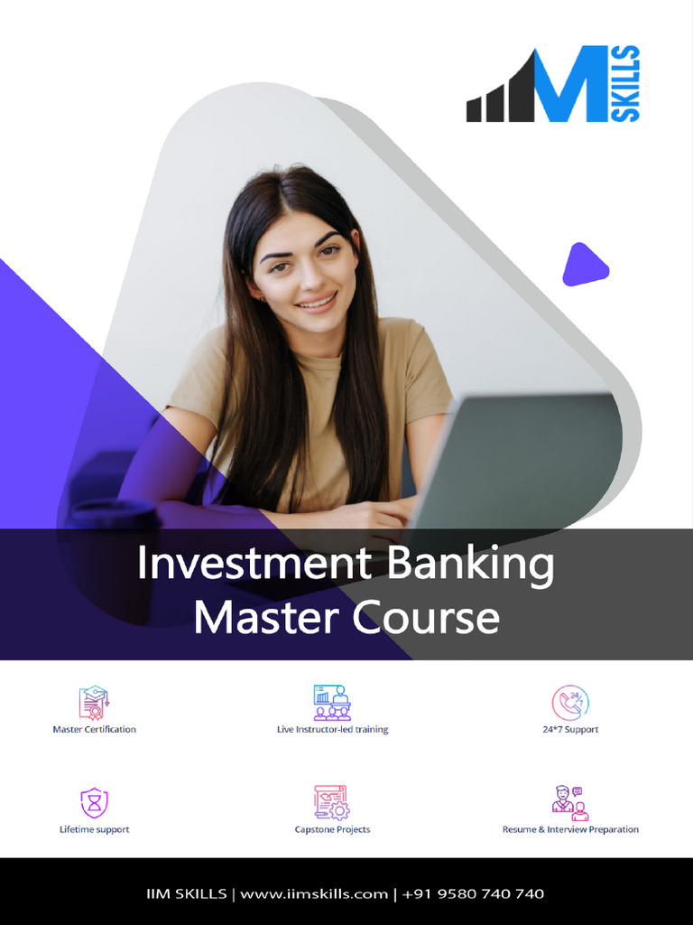 Investment Banking Course Brochure | PDF | Valuation (Finance ...