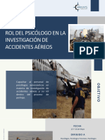 Rol Del Psicologo en La Investigacion de Accidentes Aereos