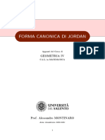 Forma Canonica Di Jordan