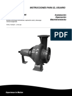 Bomba Centrifuga Me Monocelular Vertical Suspendida Aspiracion Axial y Descarga Lateral