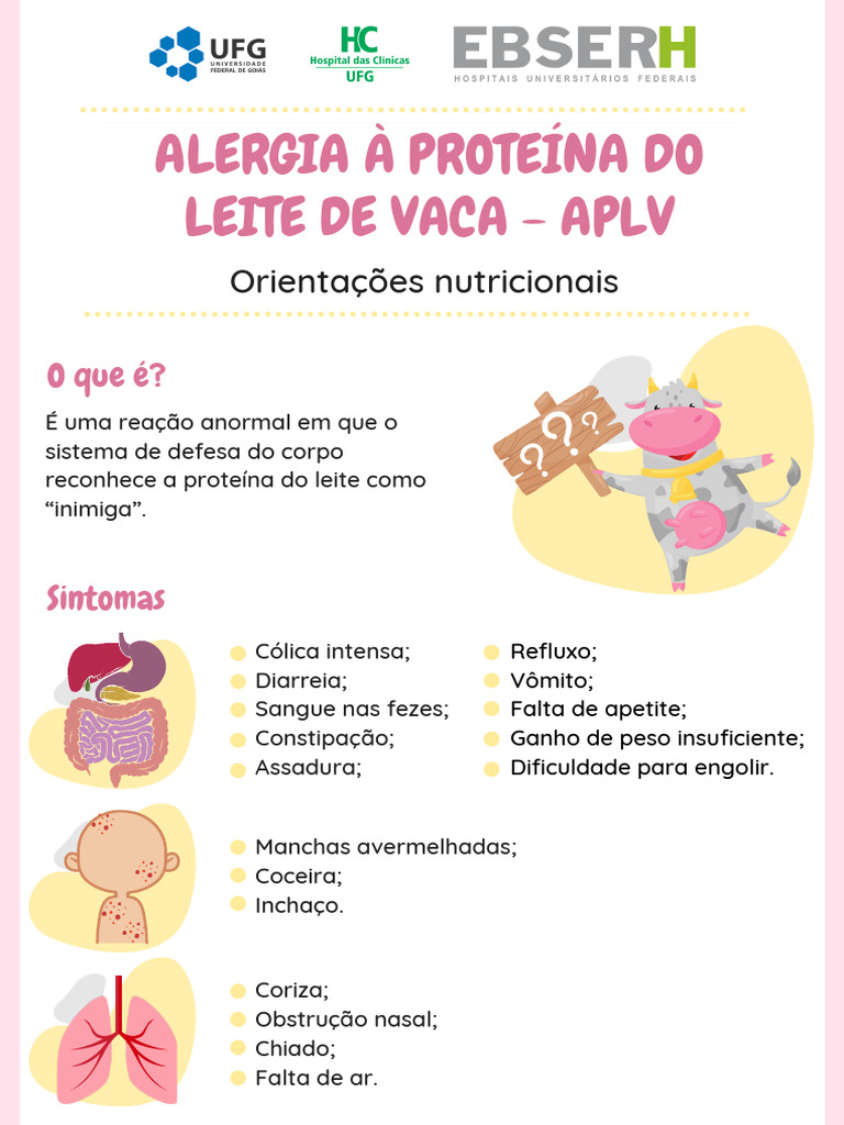 Alergia A Proteína Do Leite de Vaca | PDF | Leite | Laticínios