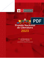 Bases Premio Nacional de Literatura 2023