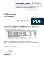 Permintaan Harga Borongan Pekerjaan