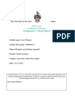 FOUN1101 Assignment 2 - Book Report