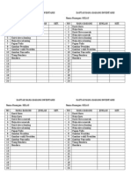 Daftar Nama Barang Inventaris