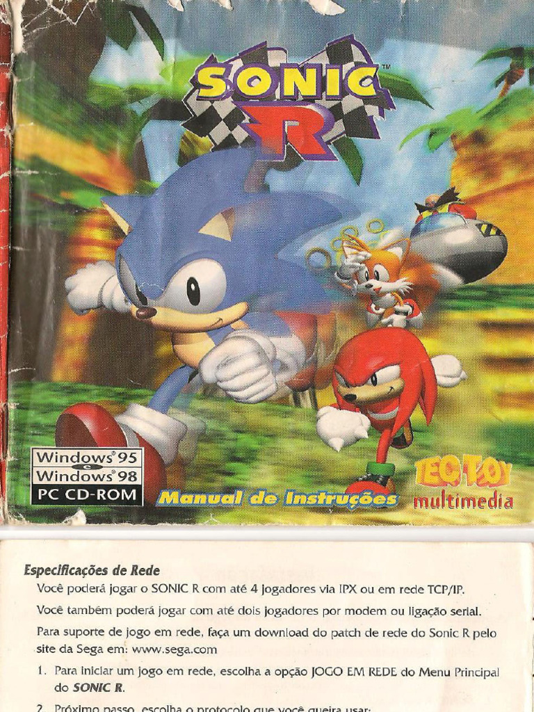 SonicR PC BR Manual | PDF