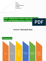 Lecture Three-Grid, Column, Roof and Floo