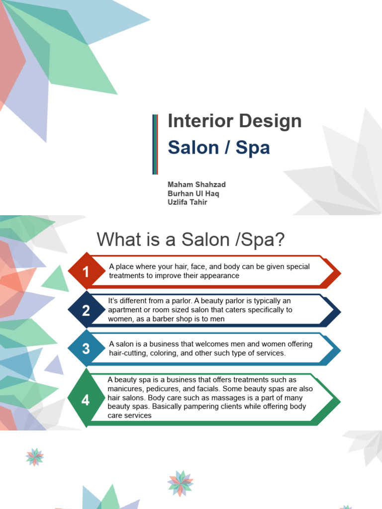 salon interior design case study pdf