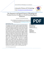 The Expansion and Spatial Pattern of Shopping and Tourism Services Facilities in North Bandung Region, Indonesia