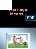 Marriage Means
