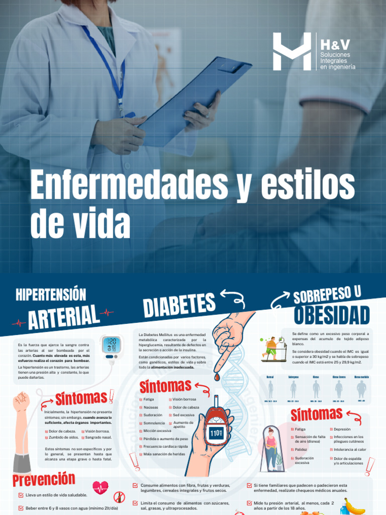 enfermedades y estilos de vida - Presentación | PDF | Obesidad | VIH / SIDA