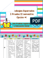 Indicadores I Prueba II Semestre Opción 1