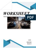 Cover Worksheet