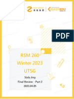 RSM260 - Final Review 2 Post WIN23