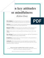 7 Key Attitudes of Mindfulness