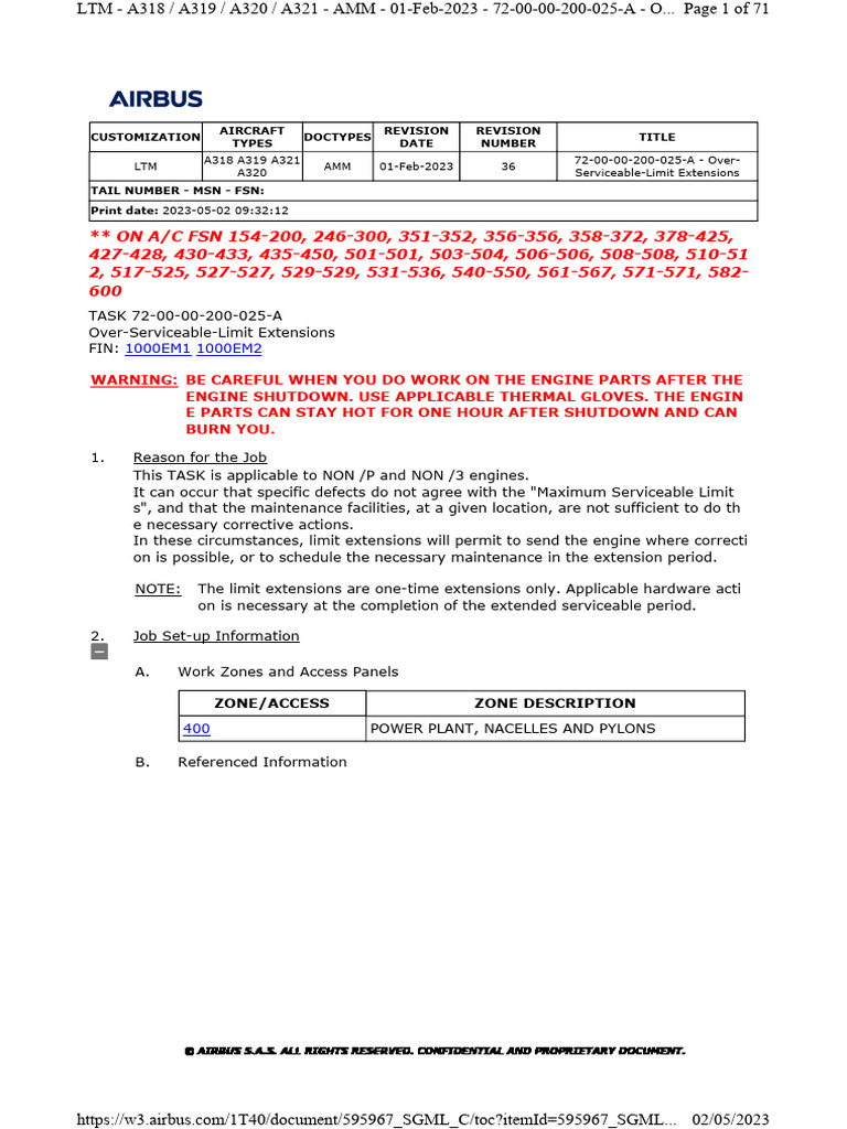 Over-Serviceable Limit Extensions Guide | PDF | Turbine | Aviation