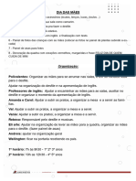 Cronograma Dia Das Mães Organização