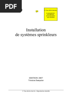 Règle APSAD R1 : Système Sprinkleur | PDF | Extincteur automatique à ...